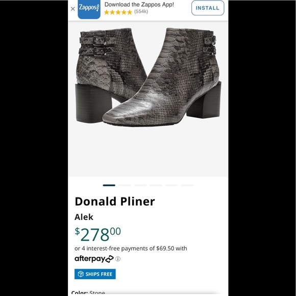 Croc embossed booties - Picture 3 of 3